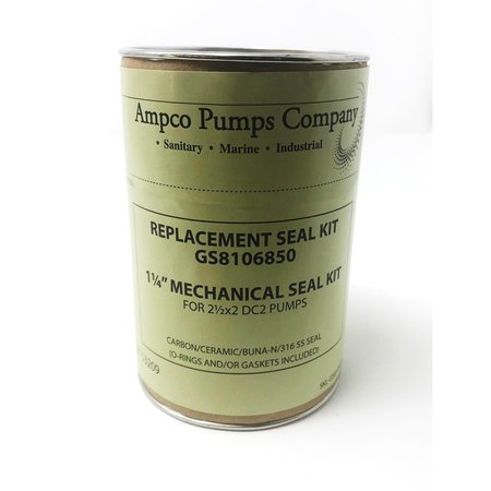 AMPCO PUMPS Seal Kit Cer/Car/Buna 1-1/4, 252, T21 Dc2 GS8106850